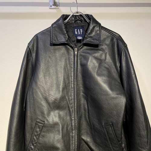 old GAP used leather jacket SIZE:S