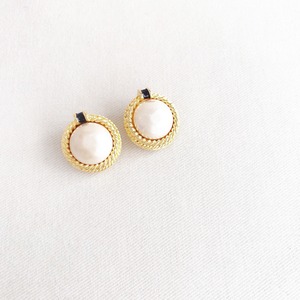 ☆ CHANEL ☆ vintage earring  ☆ fake-pearl ☆ rope ☆ late 70s ☆