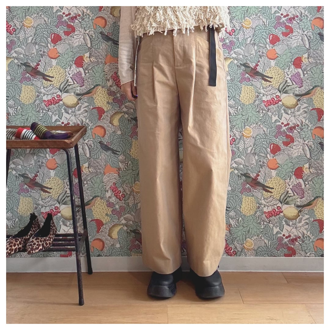 【Eimee Law】サイドテープタックパンツ