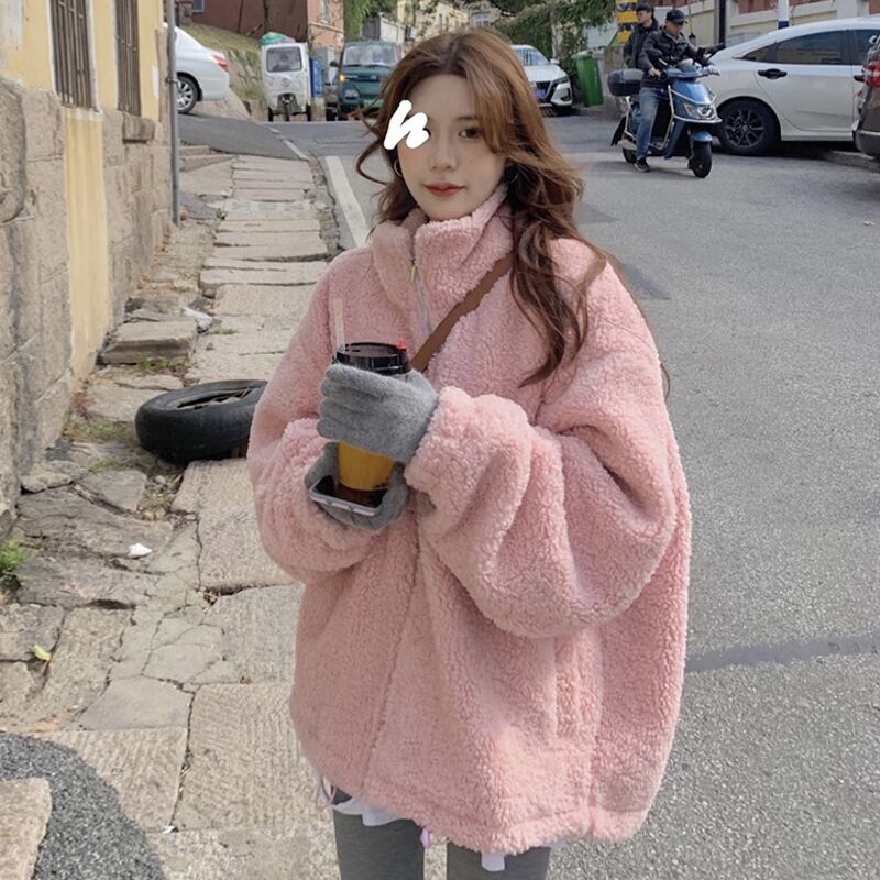 ウールジャケット オータムウィンター ピンク 秋物 冬物 試着室93490154606