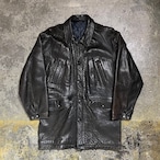 80s CHAPS Ralph Lauren Leather Car Coat