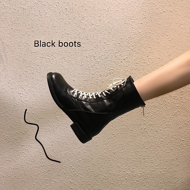 ブーツオータムウィンタースタンダードスタイル レトロ 靴 シューズ 秋物 冬物 フェイクシューズ25677426857