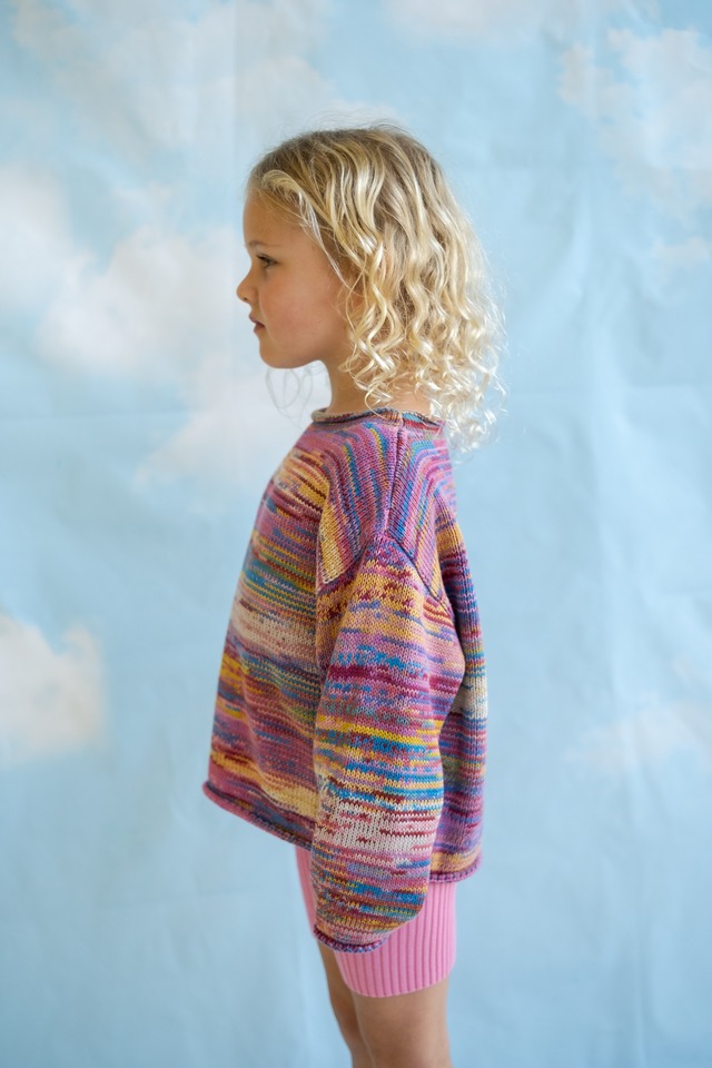 《即納》GROWN/ Knitted Pull Over - Rainbow