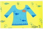 オリジナルポストカード　お魚シャツ