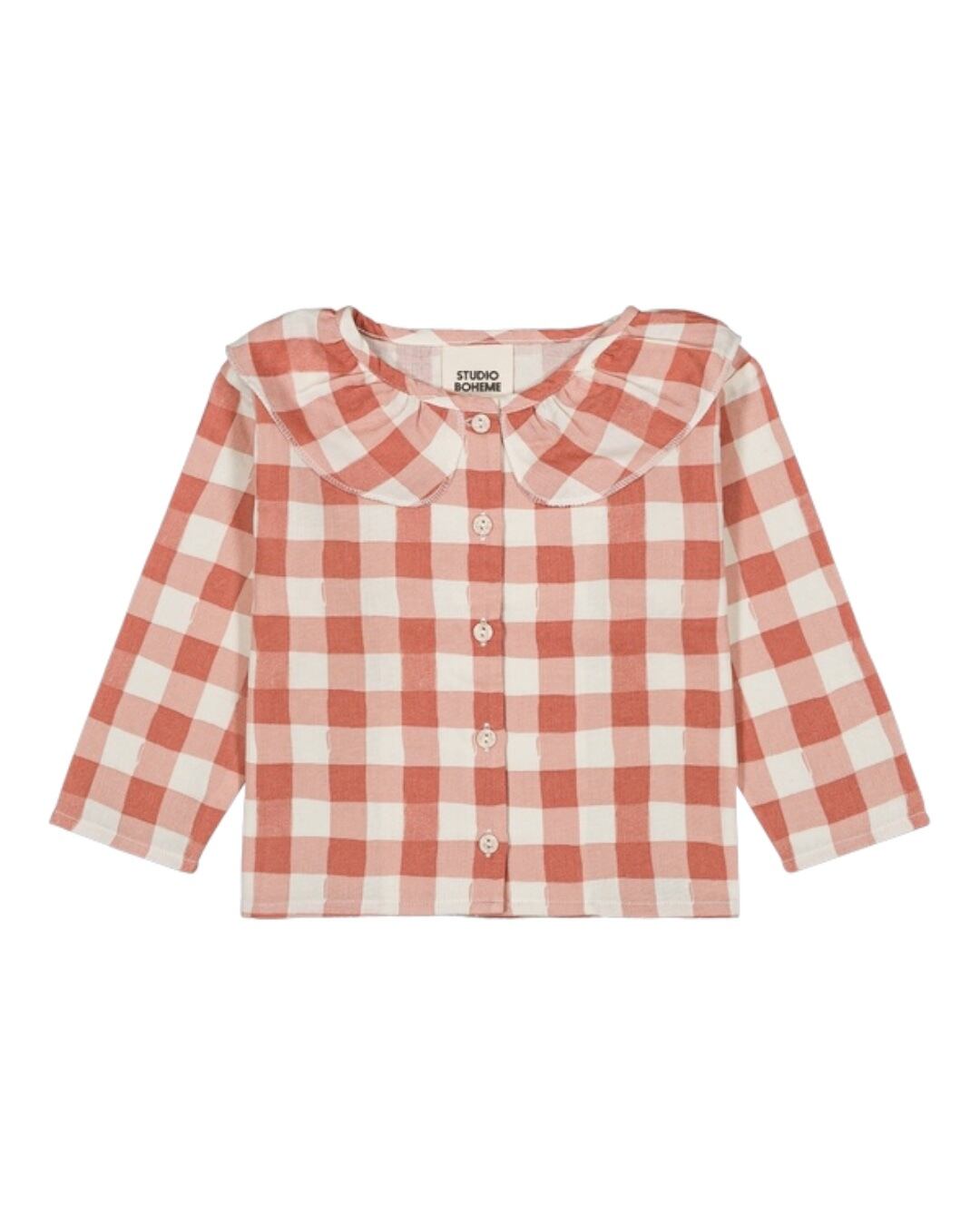 18M/24M【STUDIO BOHEME】Blouse Coco/Pink Gingham