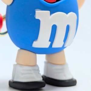 【 m&m's  ( エムアンドエムズ )  】3D Rubber KeyHolder / 3Dラバーキーホルダー バスケットボール / BLUE〚アメリカン雑貨 アメトイ〛