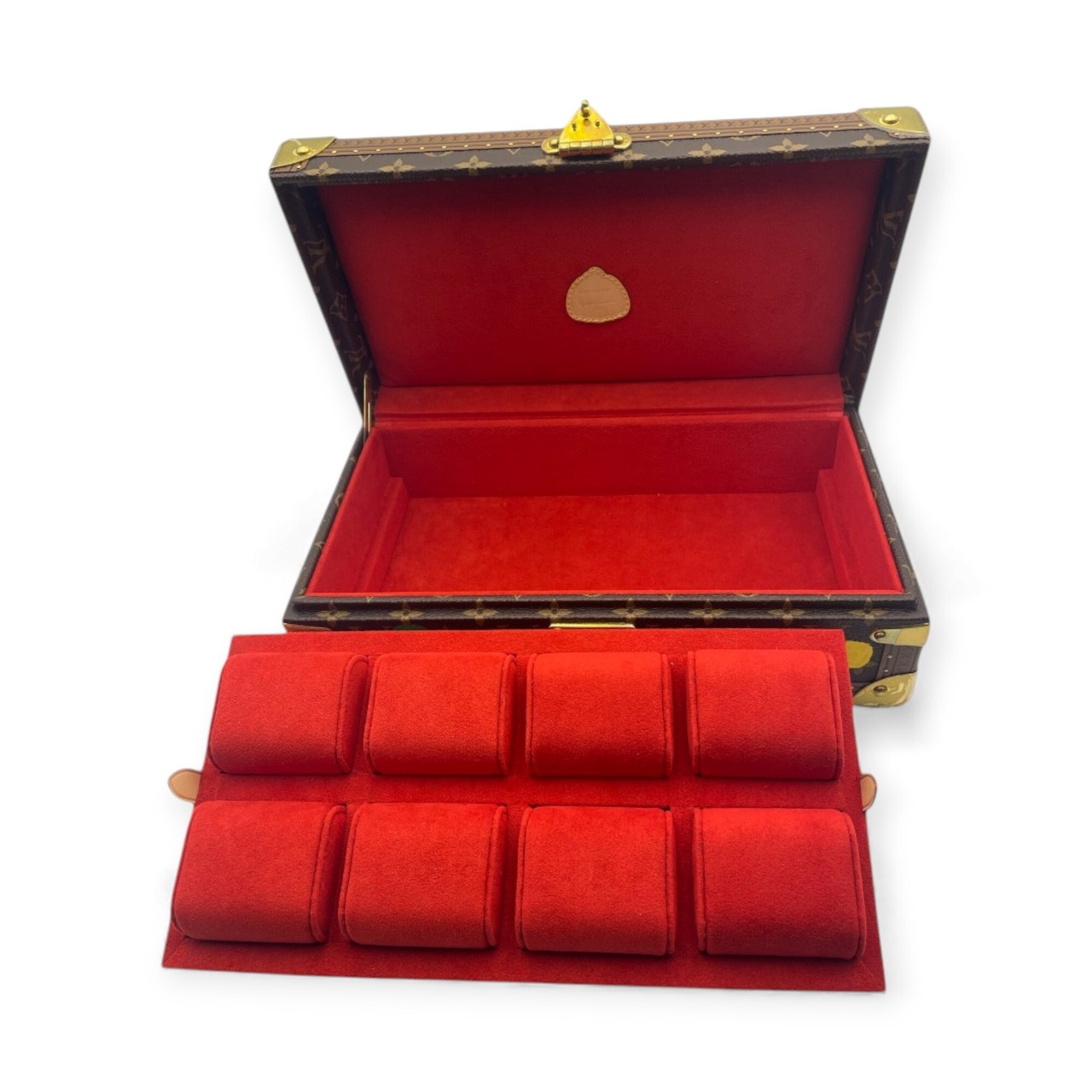 【LOUIS VUITTON】 ルイヴィトン 時計トランク 時計ケース LV×YK 草間彌生 コフレ8モントル