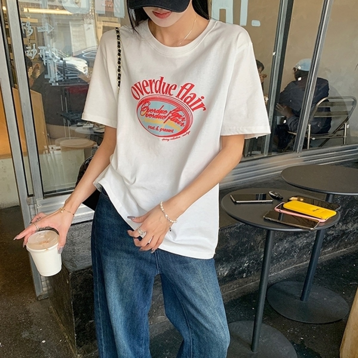 ワンポイントロゴモードY2Kショートダウンジャケット