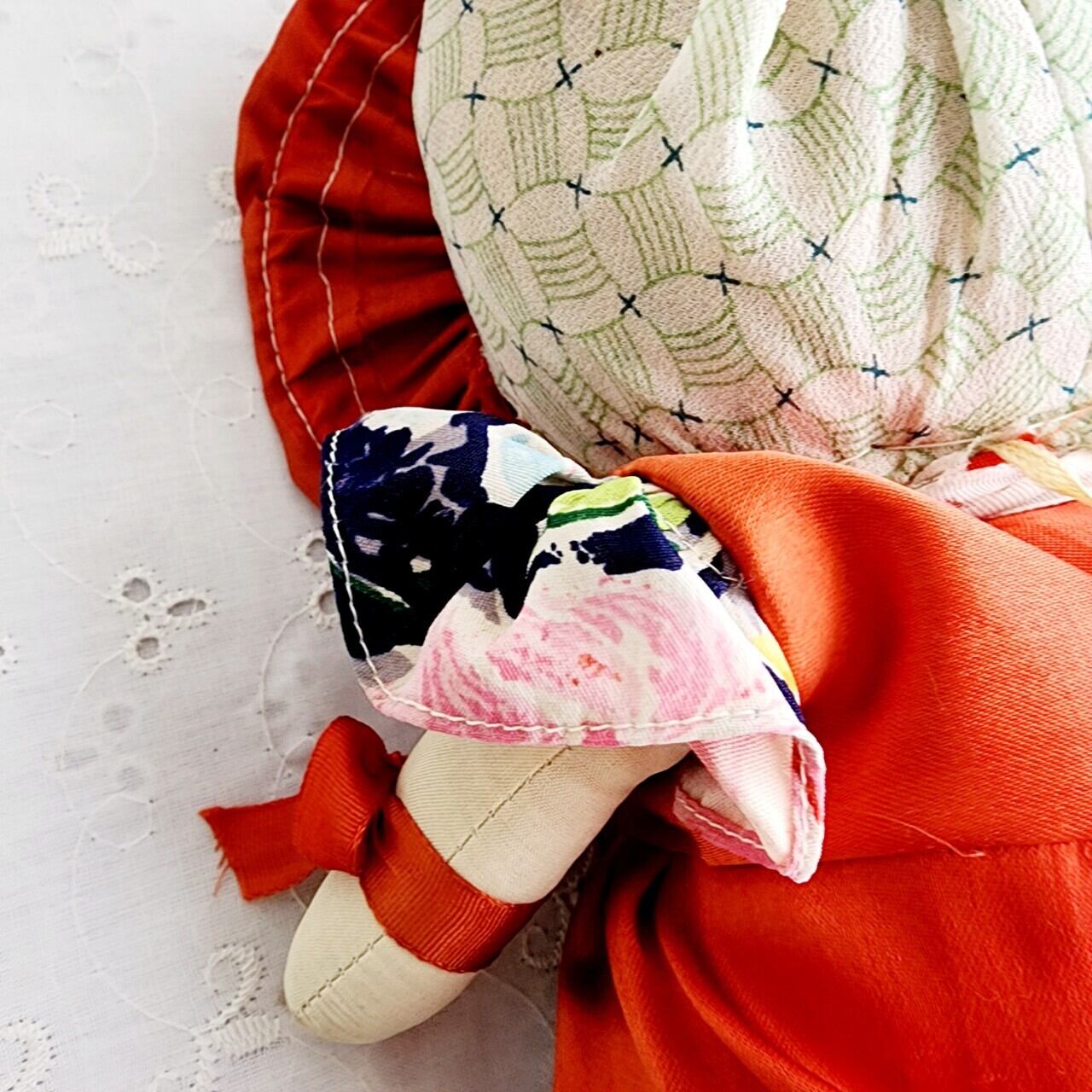 文化人形 レッドの女の子 | アンティーク雑貨・家具・骨董品