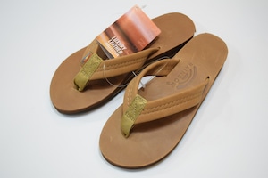 新品 Women's Rainbow Sandals Luxury Leather Double Layer -S,M,L 01541