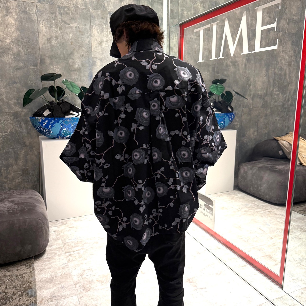 【KIDILL】DEVIL SHIRT EYEBALL ROSE - 14