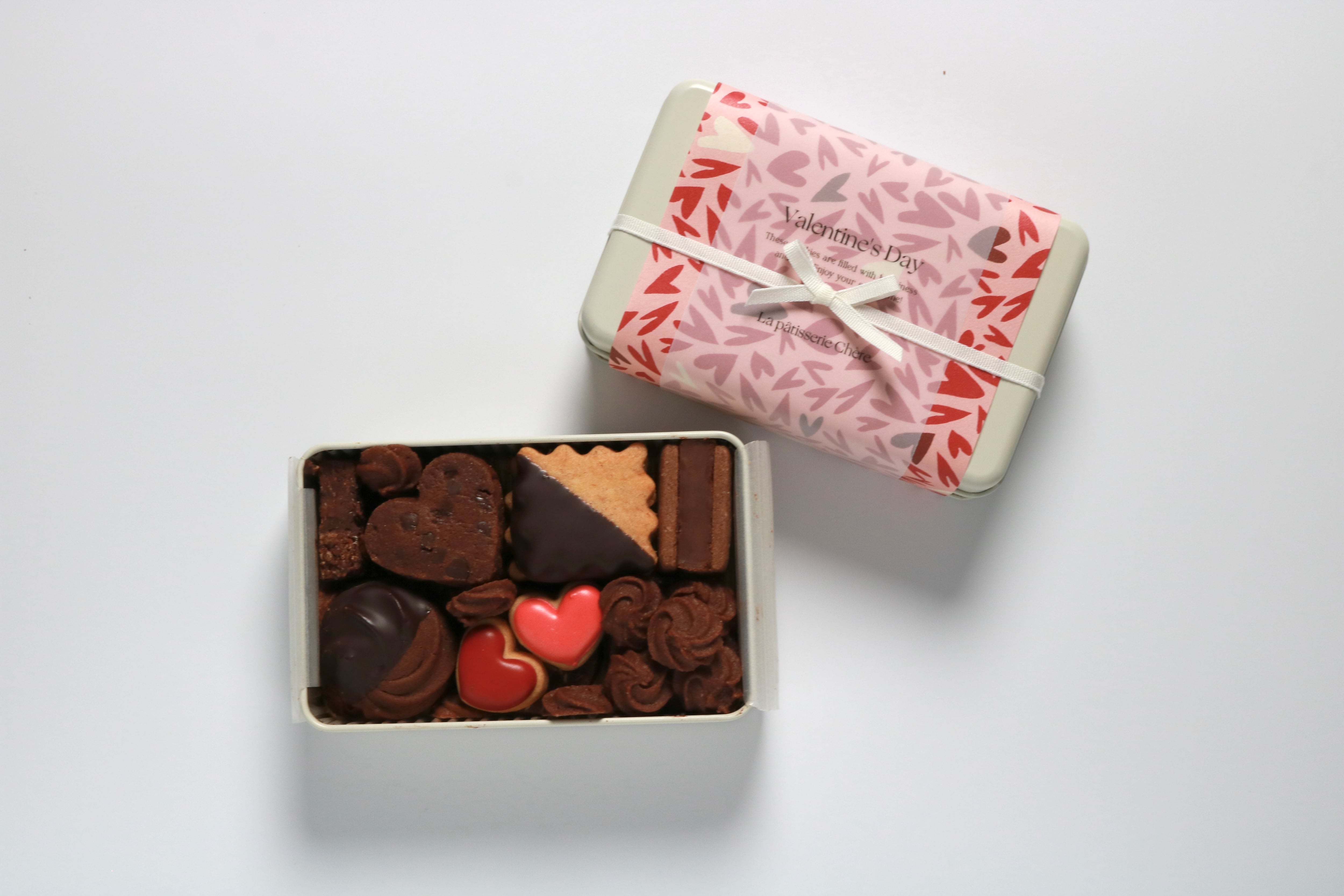 【新作】チョコまみれなバレンタインクッキー缶