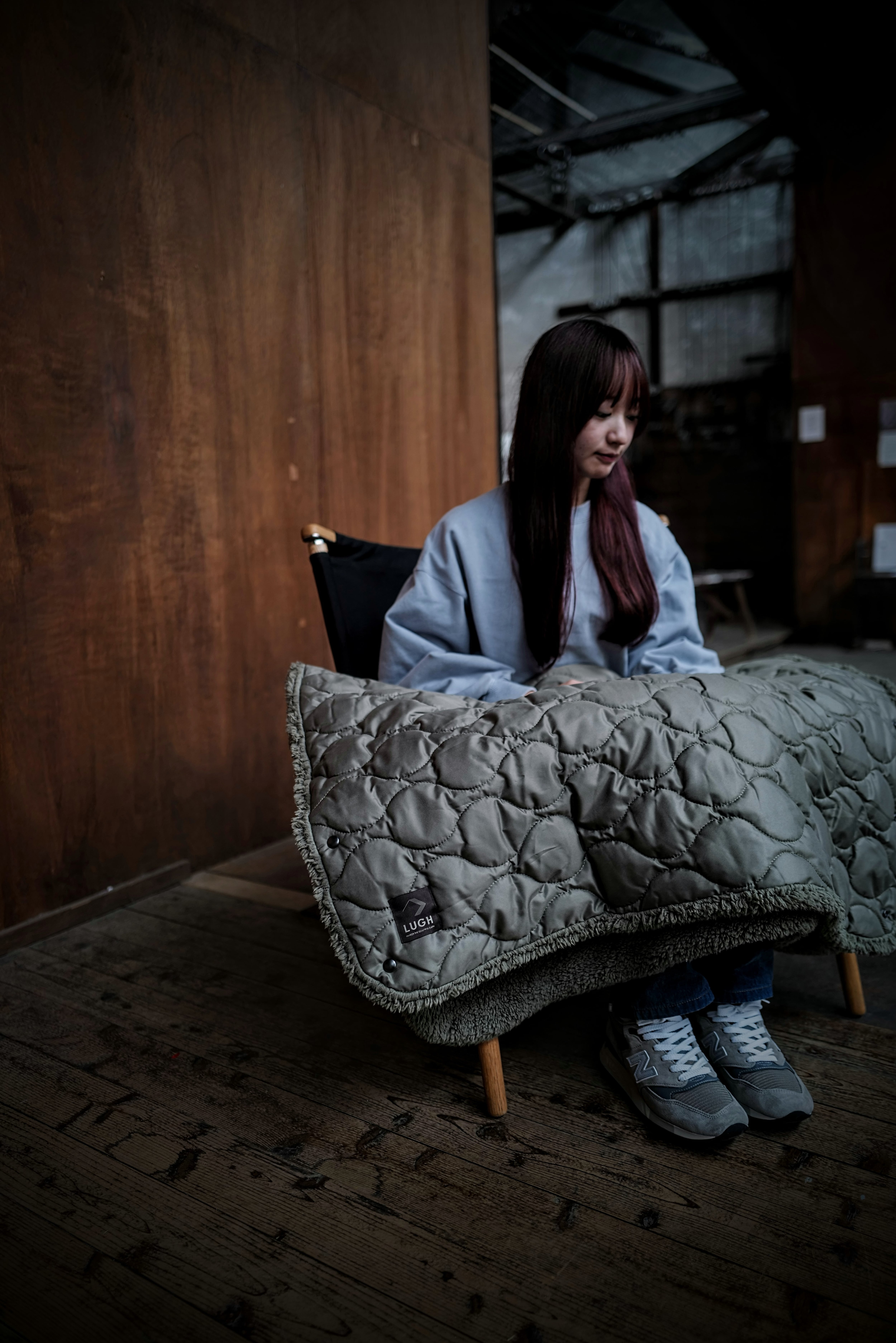 LUGH 魔法瓶ブランケット S (新6層/ グラフェン) インディゴ　ブルー LUGH 魔法瓶ブランケット Sサイズ (新6層/ グラフェン) | Abenteuer