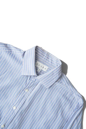 90's "SULKA" Multi Stripe Pattern Cotton Regular Collar Dress Shirt
