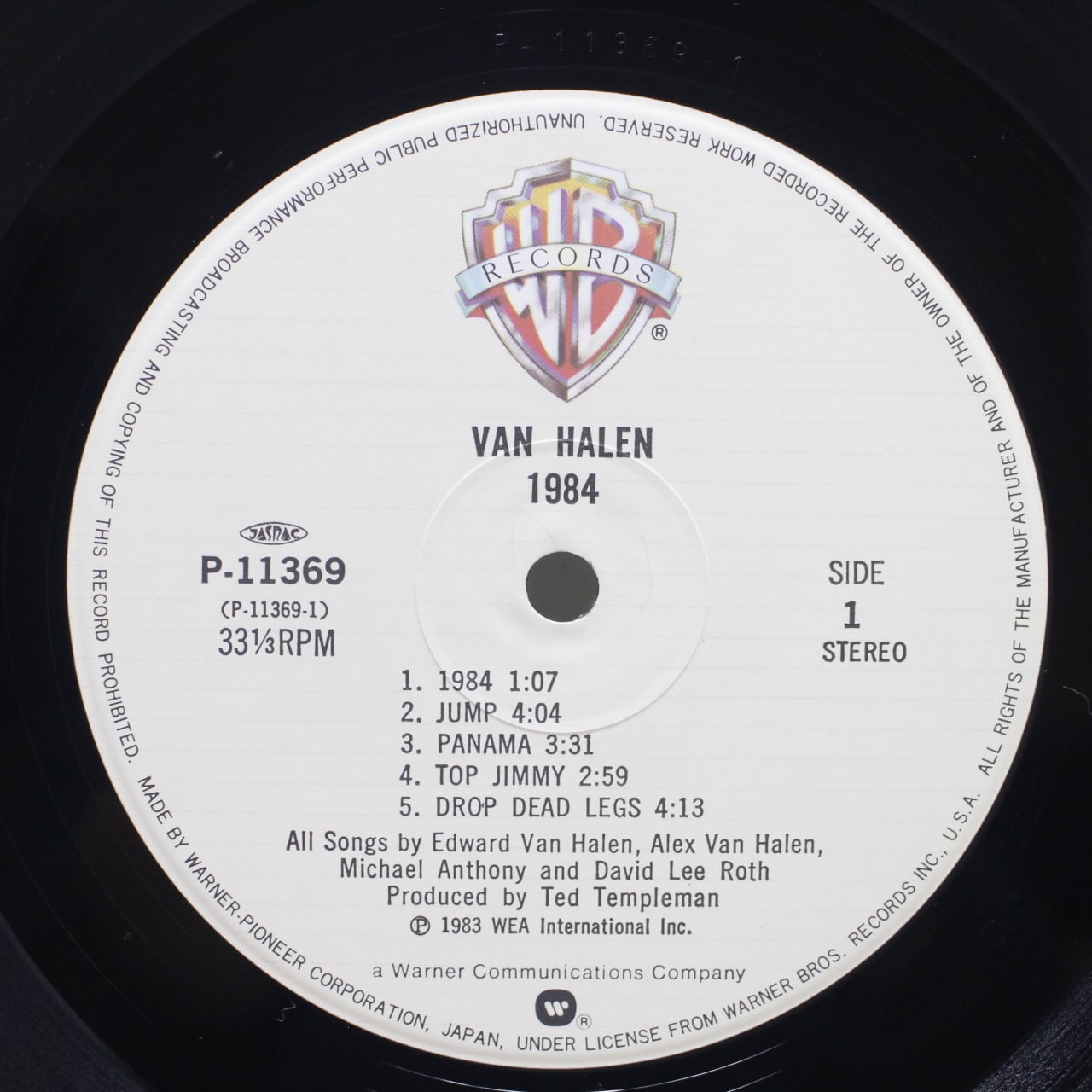 Van Halen / 1984 [P-11369] - 画像3