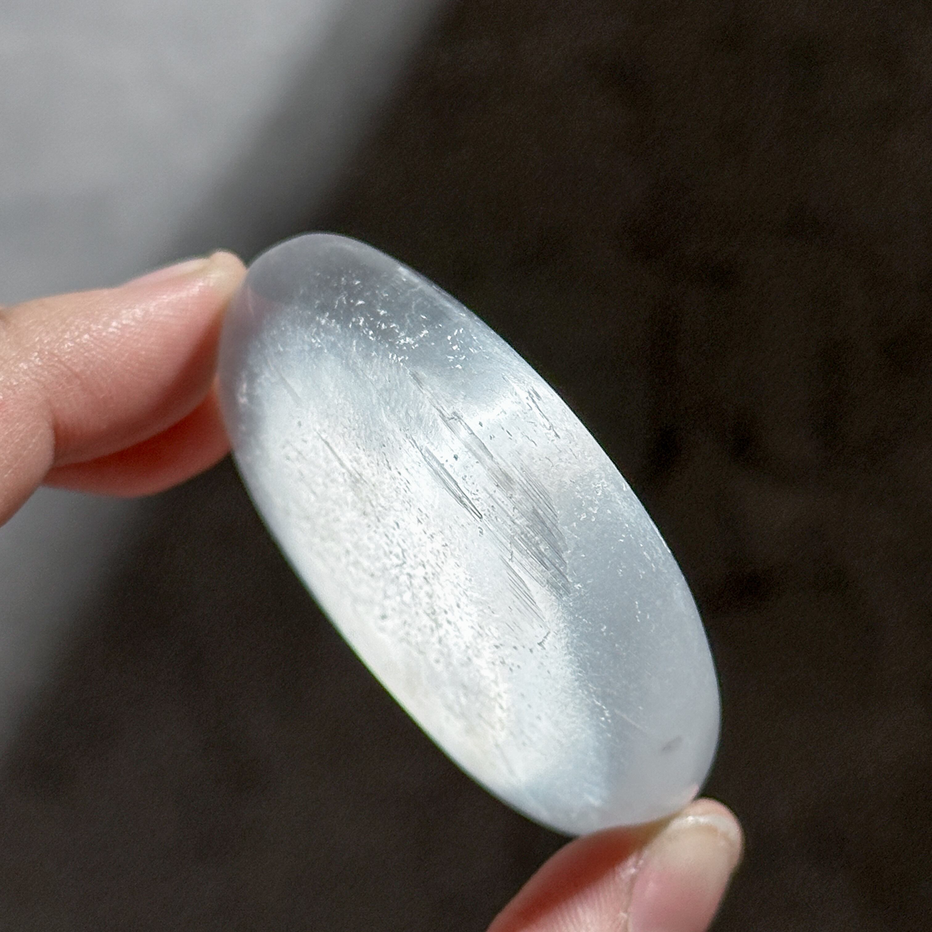 セレナイト パームストーン41♢Selenite♢天然石・鉱物