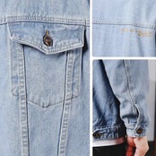 ボタンフロント デニムジャケット af0040