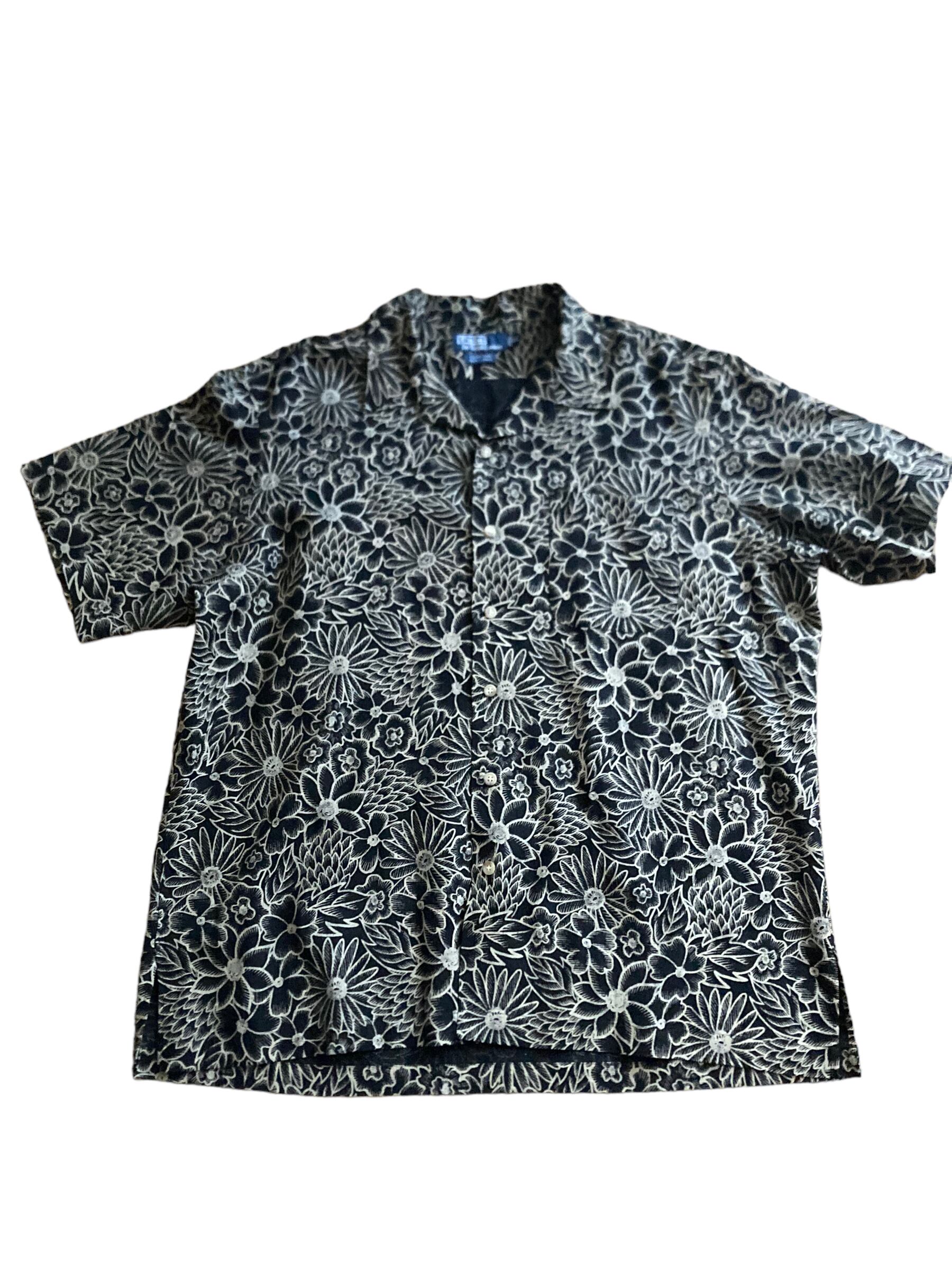 LANVIN 90s イタリア製 ボタニカル柄 ポロシャツ 90s Polo by Ralph