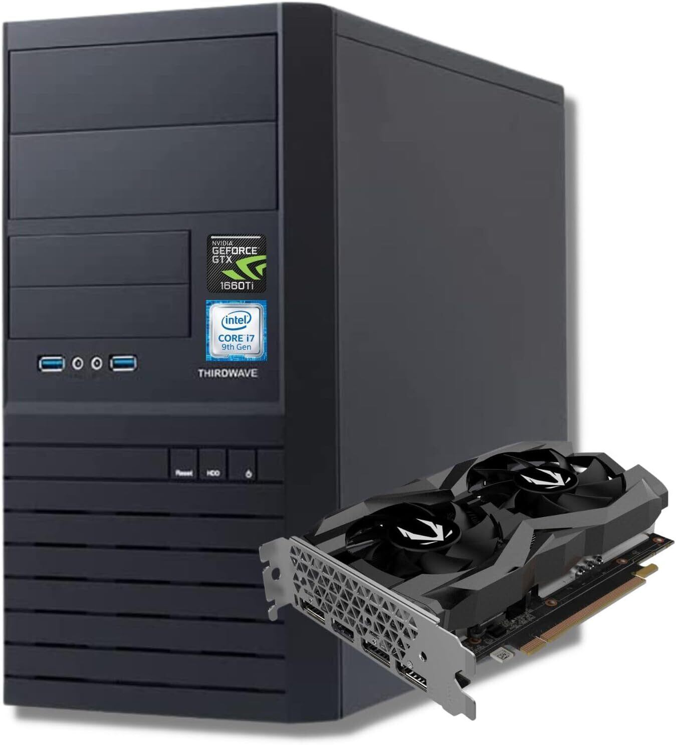 ゲーミングPC i7 GTX1660Ti 16GB SSD512GB ゲーミングPC デスクトップ パソコン Diginnos Core i7-9700 - GTX