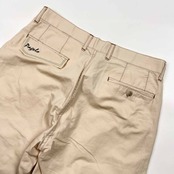 リネン混 PAGELO パジェロ タック パンツ 85/アイボリー メンズ