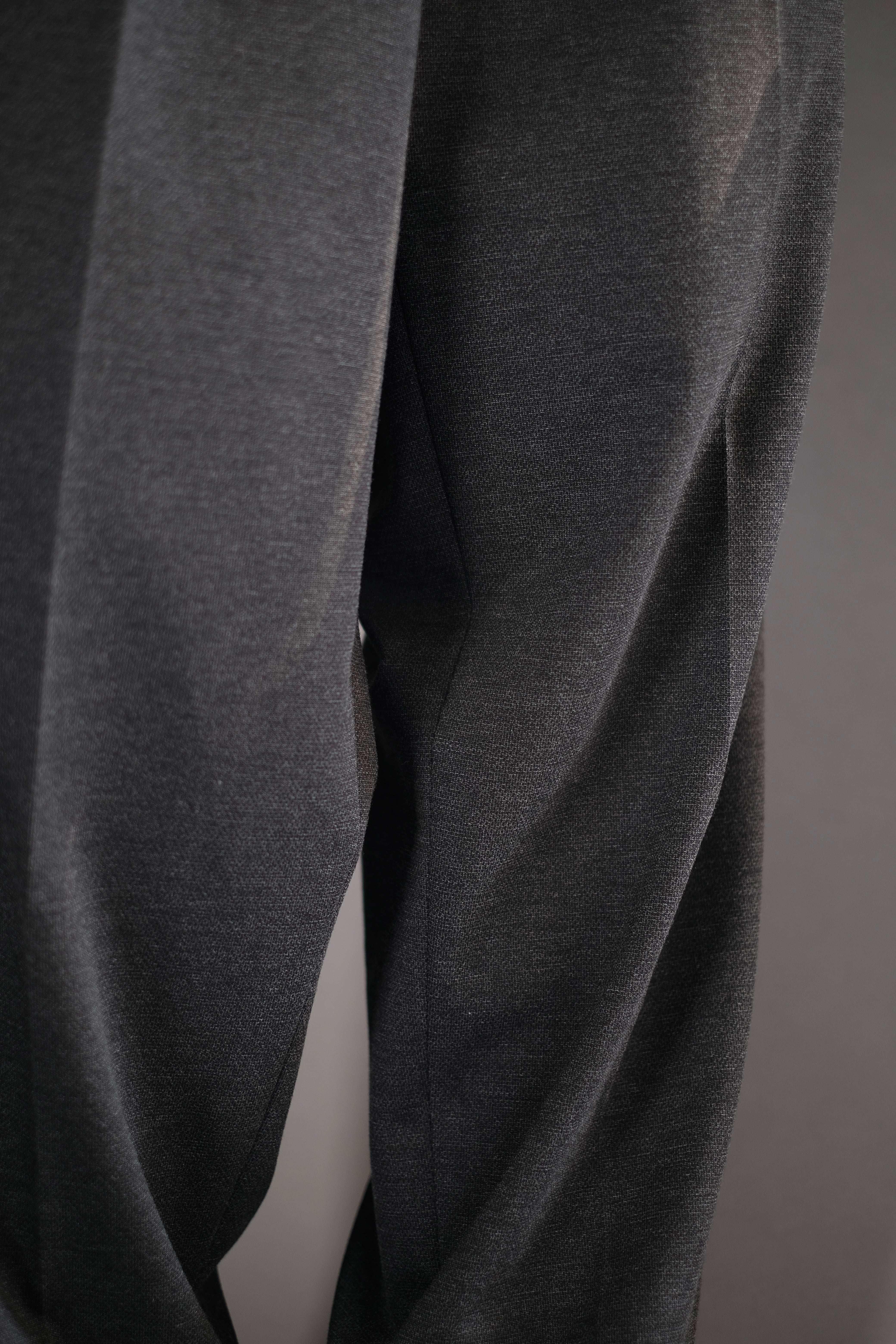 Graphpaper / SIDOGRAS Melange Ponte Wide Tapered Slacks | LIVING