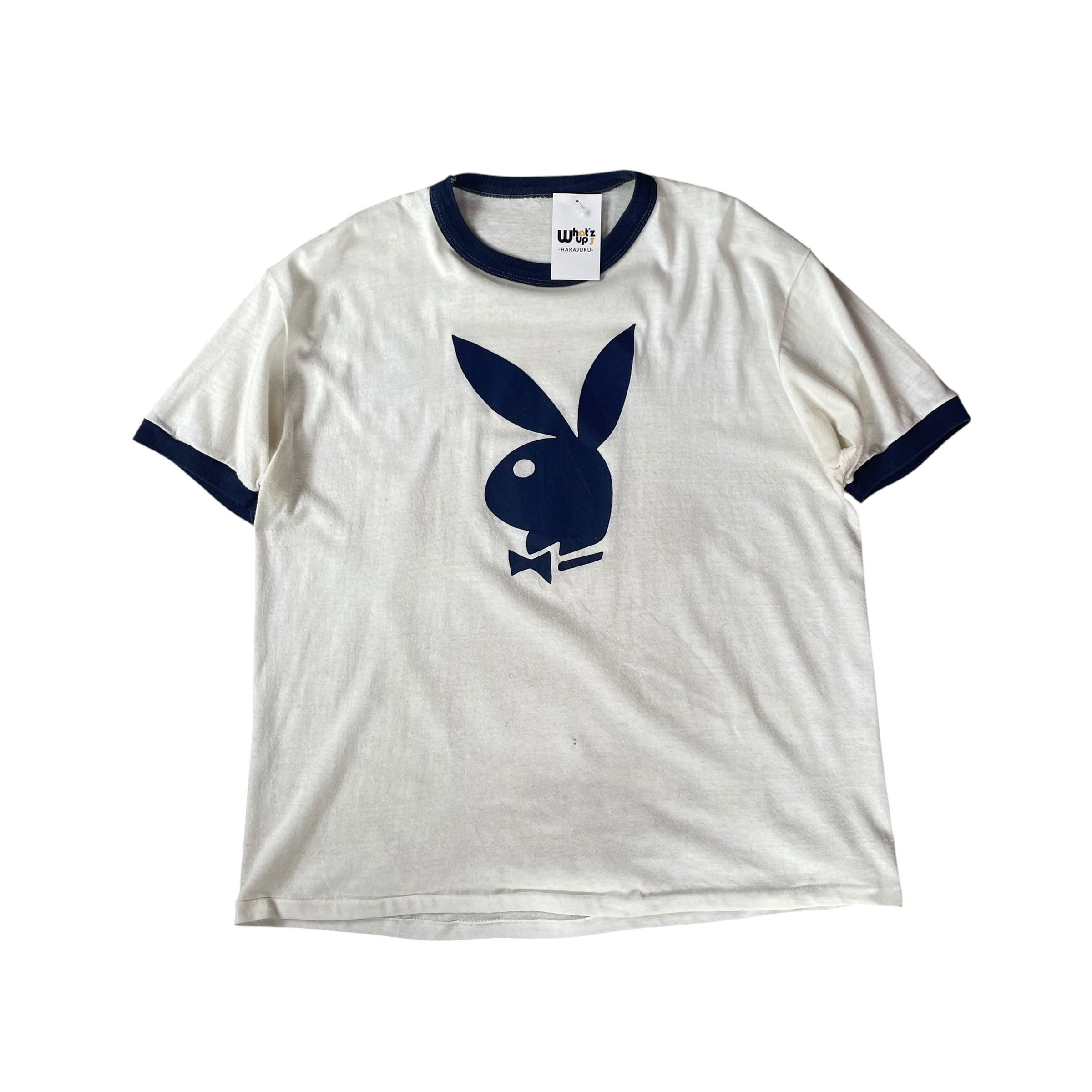 Big Size!! 1980s PLAY BOY Linger T-shirt