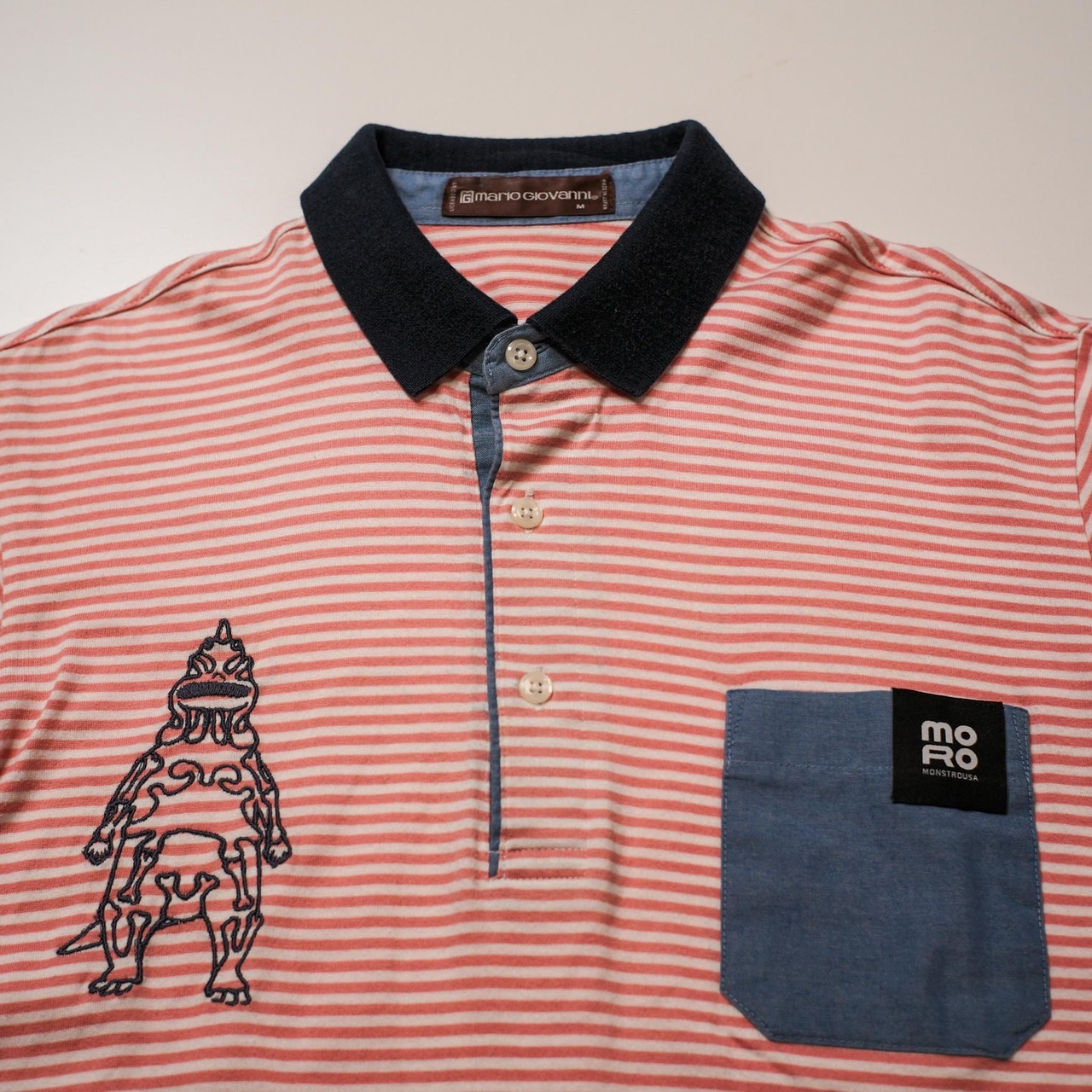 【一点物】ULTRA Embroidery Cheerful POLO "Seabozu"