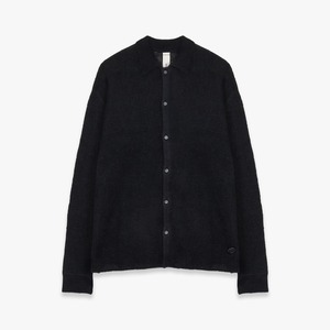 SHINYAKOZUKA 25AW NOTHING SPECIAL KNITTED SHIRT (DAWN BLACK)