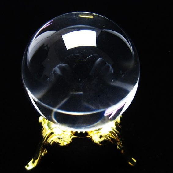 水晶 丸玉 ブラジル産 24mm 一点物 141-6423