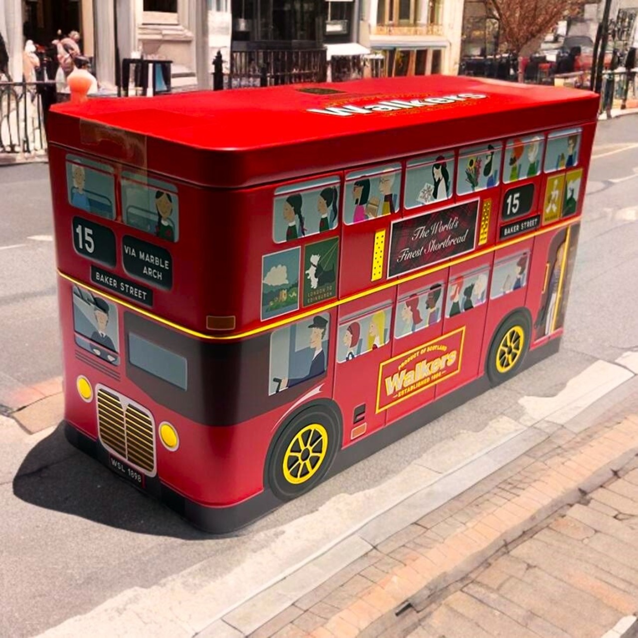 ウォーカー  ロンドンバス　数量限定品 デザイン缶 ショートブレッドフィンガー入りの画像06