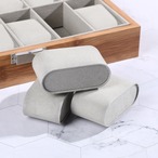 腕時計収納ケース 10本用 ガラス蓋 ウォッチボックス 時計ケース 天然素材 取り外し可能クッション ディスプレイケース