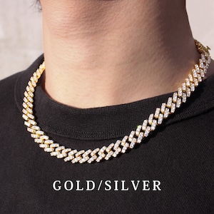 10mm Iced Out Miami Chain Necklace MN1-18