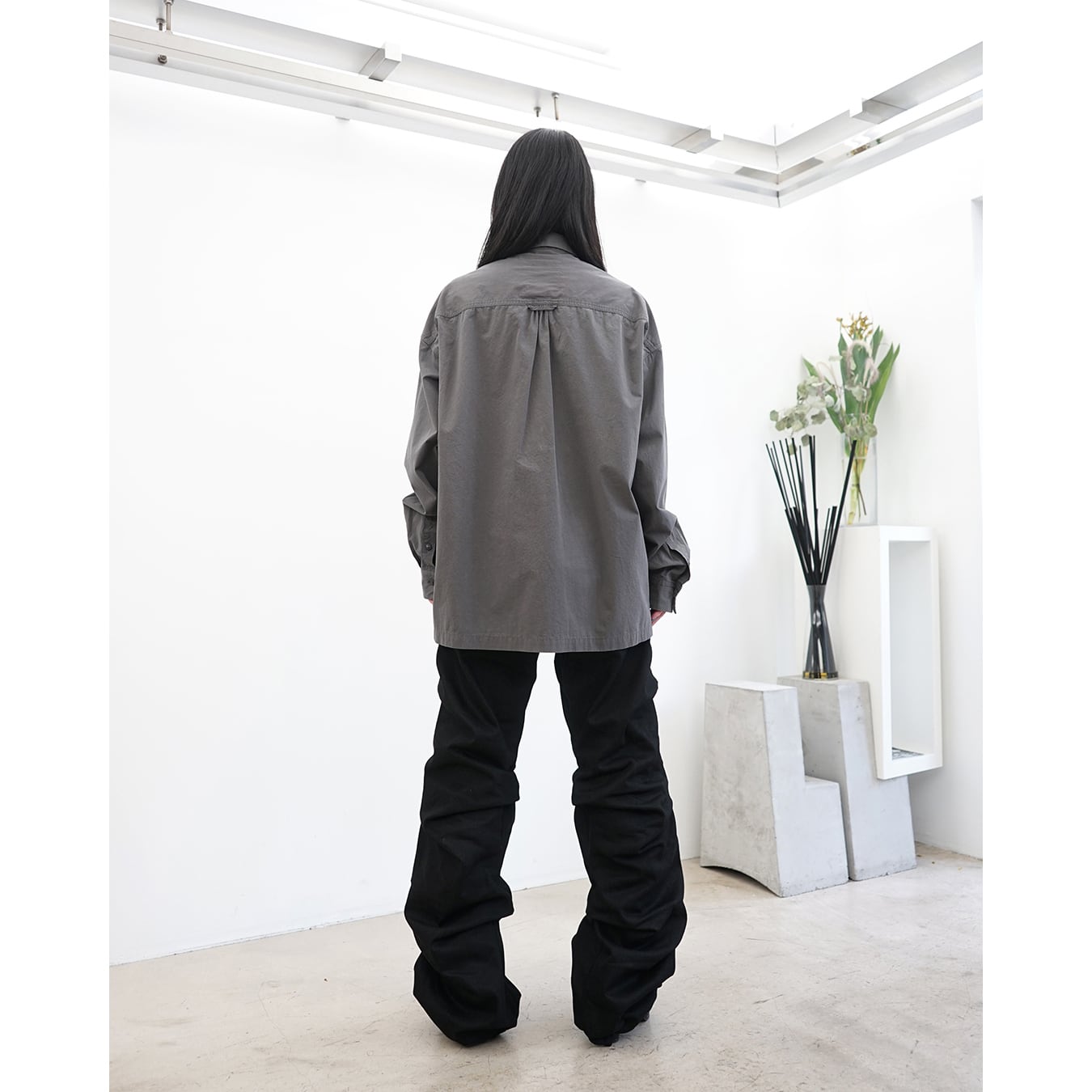 The Viridi-anne] (ザヴィリディアン) VI-3913-02 WASHED ZIP POCKET