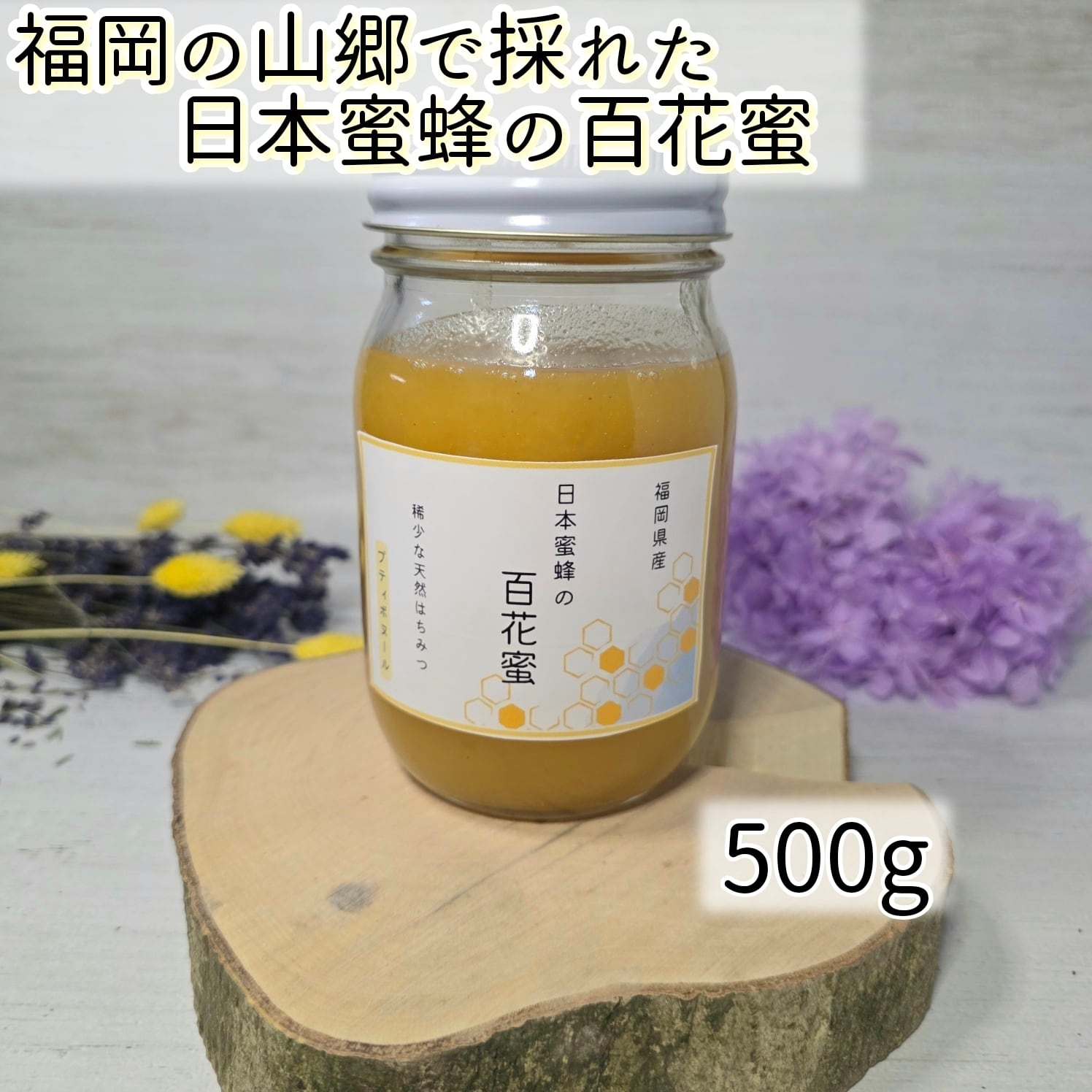 日本 蜂蜜 日本蜜蜂 百花蜜 500g 2本 生はちみつ 天然 公式通販