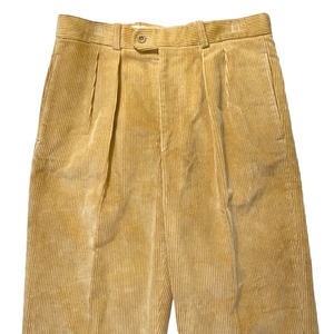 BERNARD ZINS mustard corduroy pants