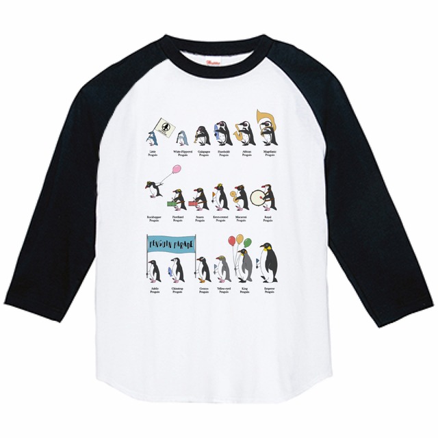 PENGUIN ROCK ロゴ　ラグランTシャツ