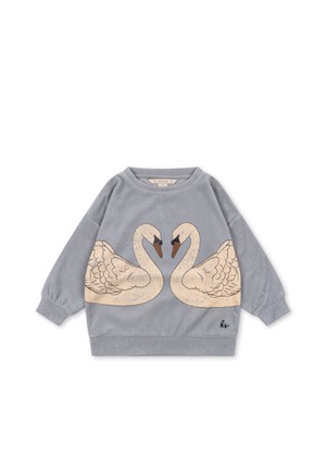 ITTY SWEATSHIRT GOTS　TRADEWINDS【Konges Sloejd  コンゲススロイド】トップス　スウェット　長袖 スワン