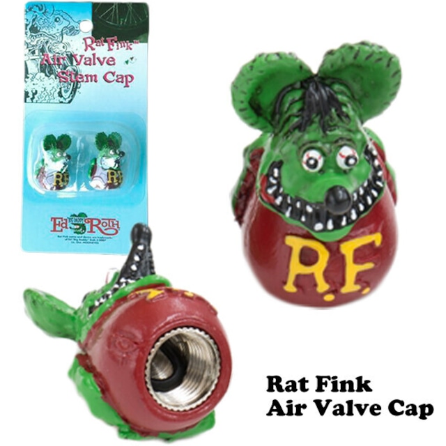 【Rat Fink】ラットフィンク エア バルブ キャップ