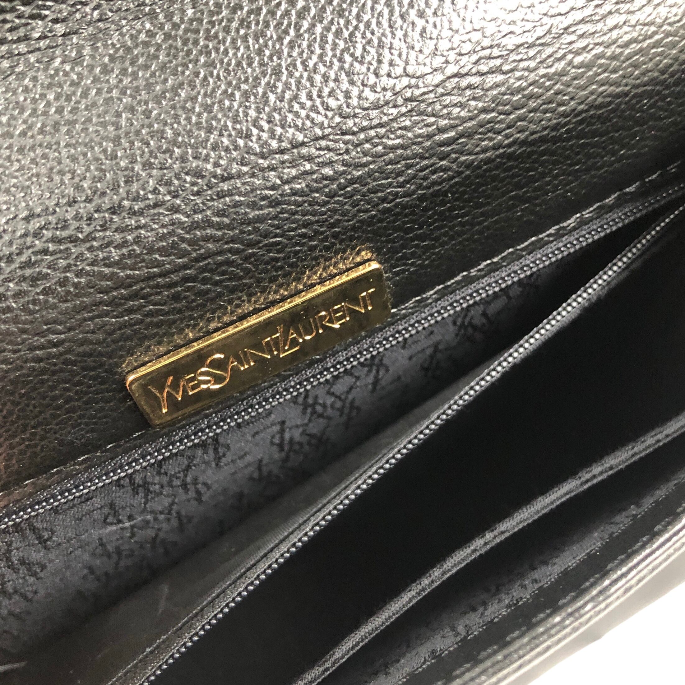 Yves Saint Laurent イヴ・サンローラン ハンドバッグ ブラック YSL