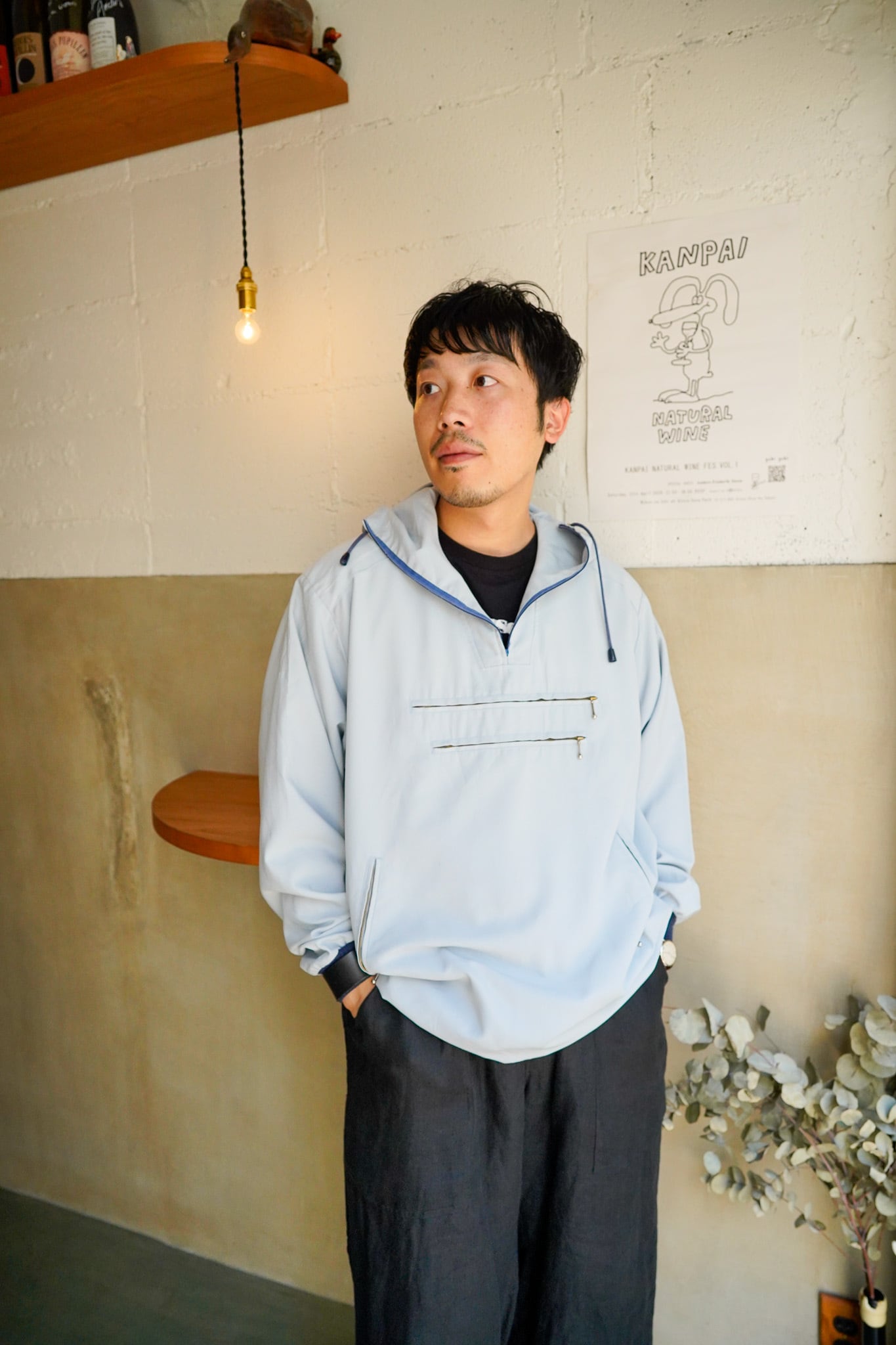 【1960-70s】"Erla-Ice King, Tetoron Fabric" Twin-Zip Pullover Alpine Smock / 6-119