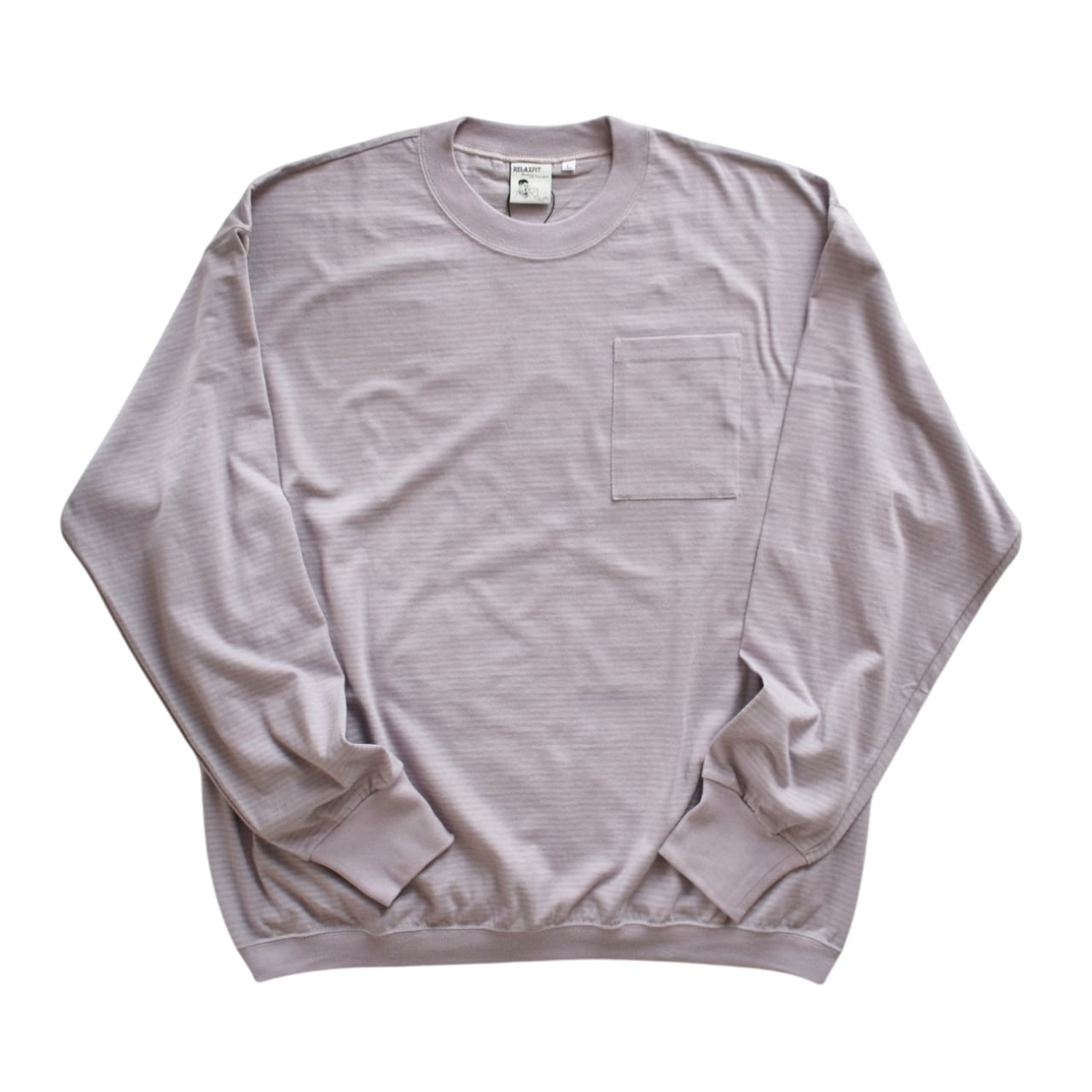 RELAX FIT by SUPERMARKET / RF ぼやぁ〜としたボーダーL/S Tee