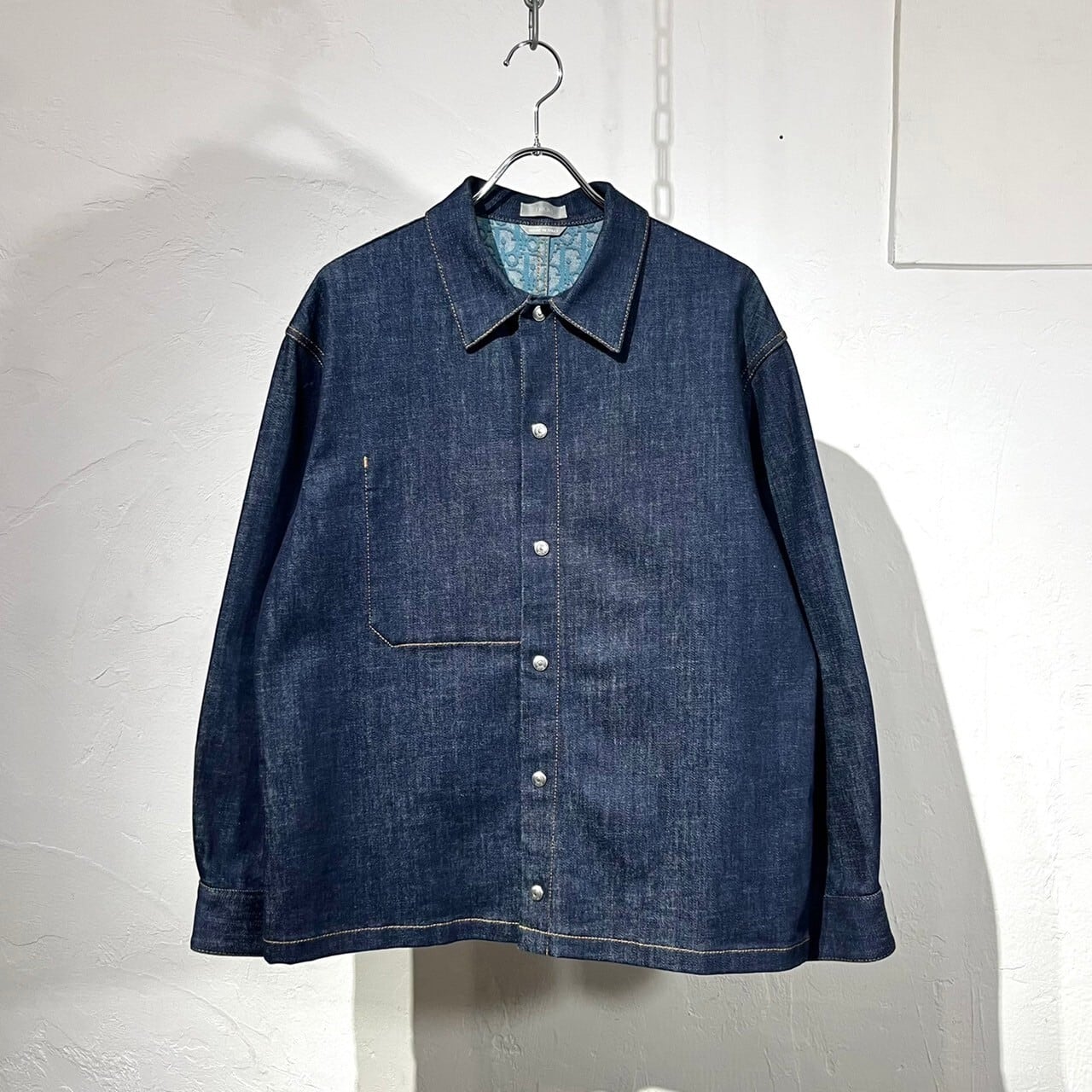 21SS DIOR Indigo Denim Jacket made in Italy | VOLAR