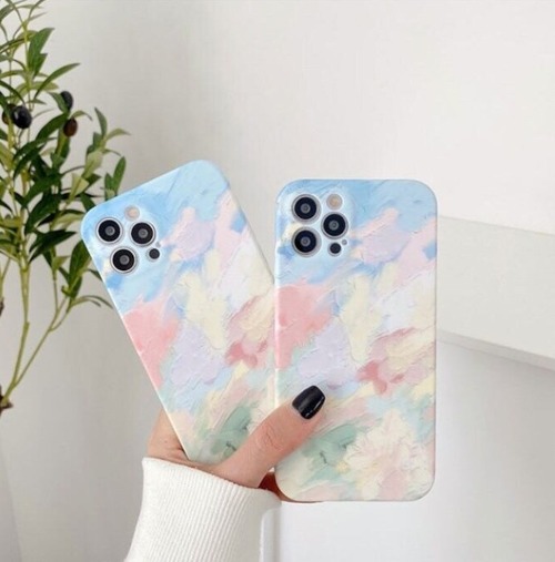 【予約商品】iPhoneケース "Art color watercolor"