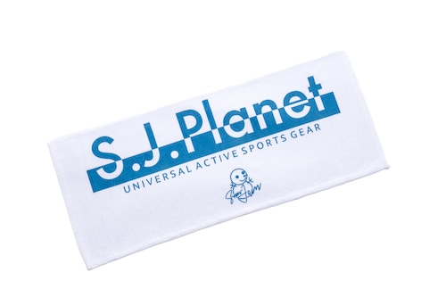 “SNOW JAM PLANET” スポーツタオル  SJP022 WHITE