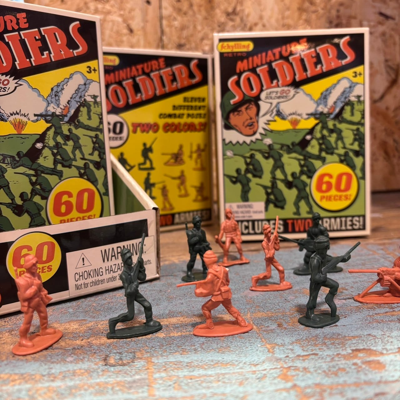 フィギュア　まとめ売り　雑貨 レトロ ミニチュア ソルジャー 60pcs | アメリカン雑貨 プラウドワークス