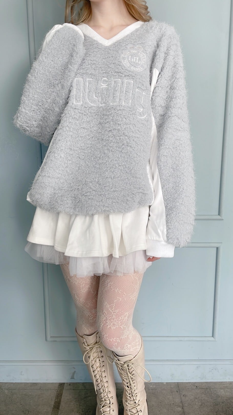 再入荷♡ユニフォームボアワンピ | lilLilly official webstore