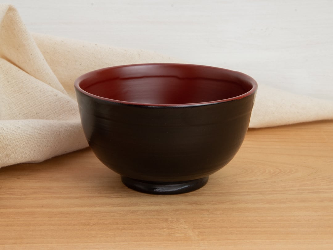 布着せ汁椀 内朱 | わたなべ木工芸WEB SHOP