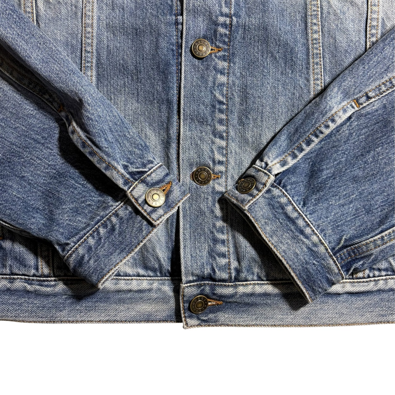 2020aw GUCCI back embroidery denim jacket “MON PETIT CHAT”