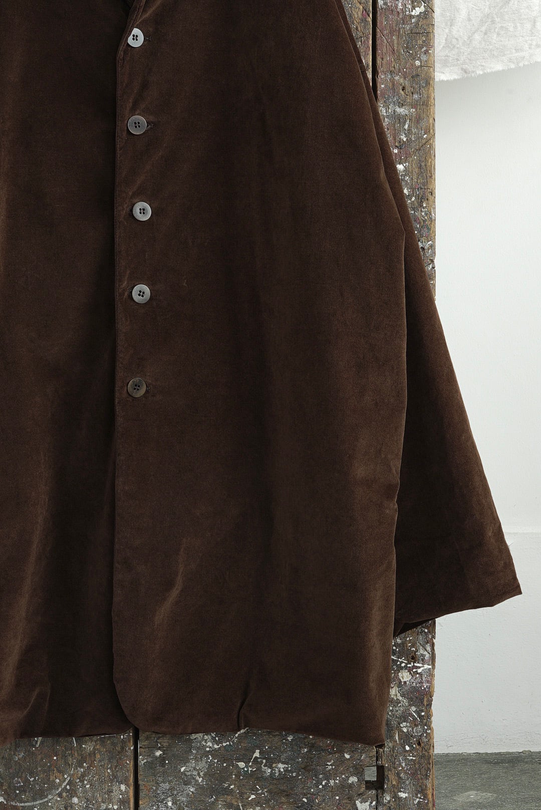 ALBUM DI FAMIGLIA - VELVET LONG BLAZER (COFFEE) | Brownie