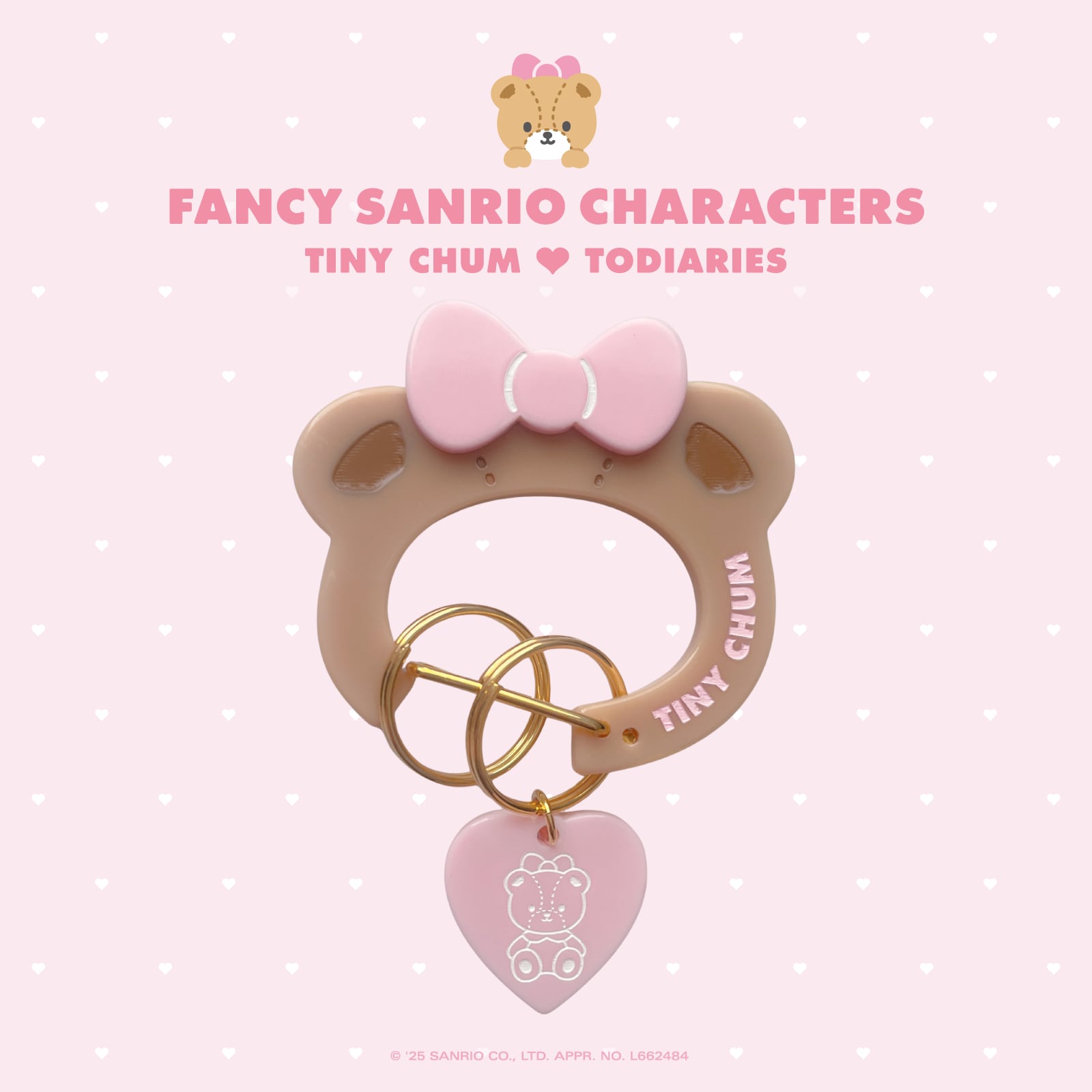 TODIARIES × FANCY SANRIO CHARACTERS・TINY CHUM カラビナ / PINK